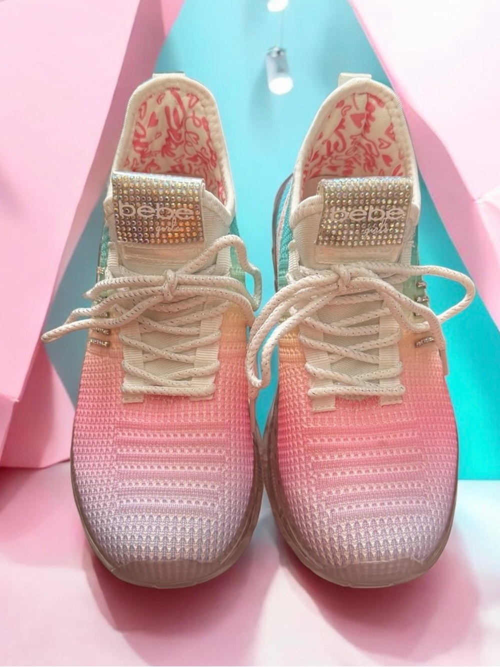 bebe girls Sneakers. Size 2.5. New without tags!
